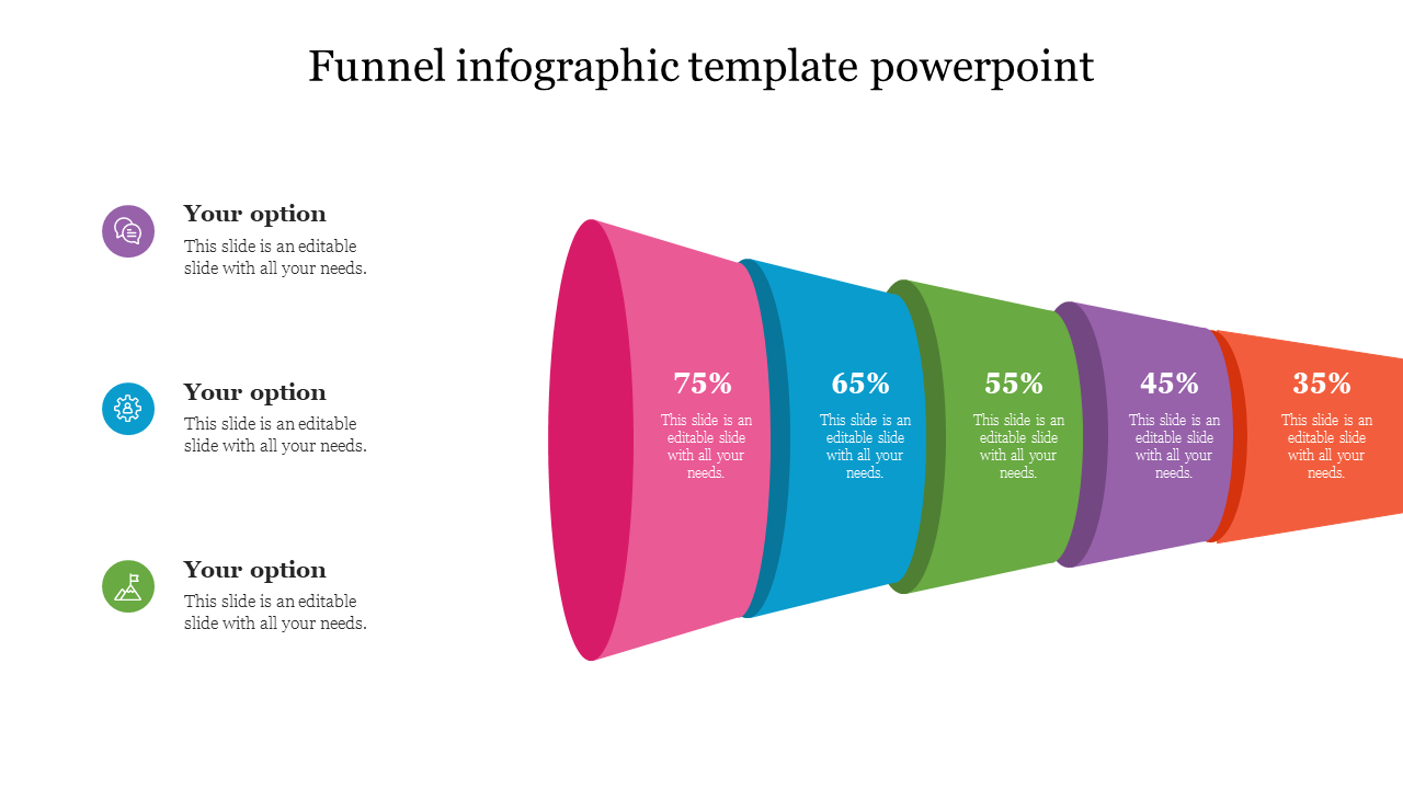 funnel infographic template powerpoint-Style 1